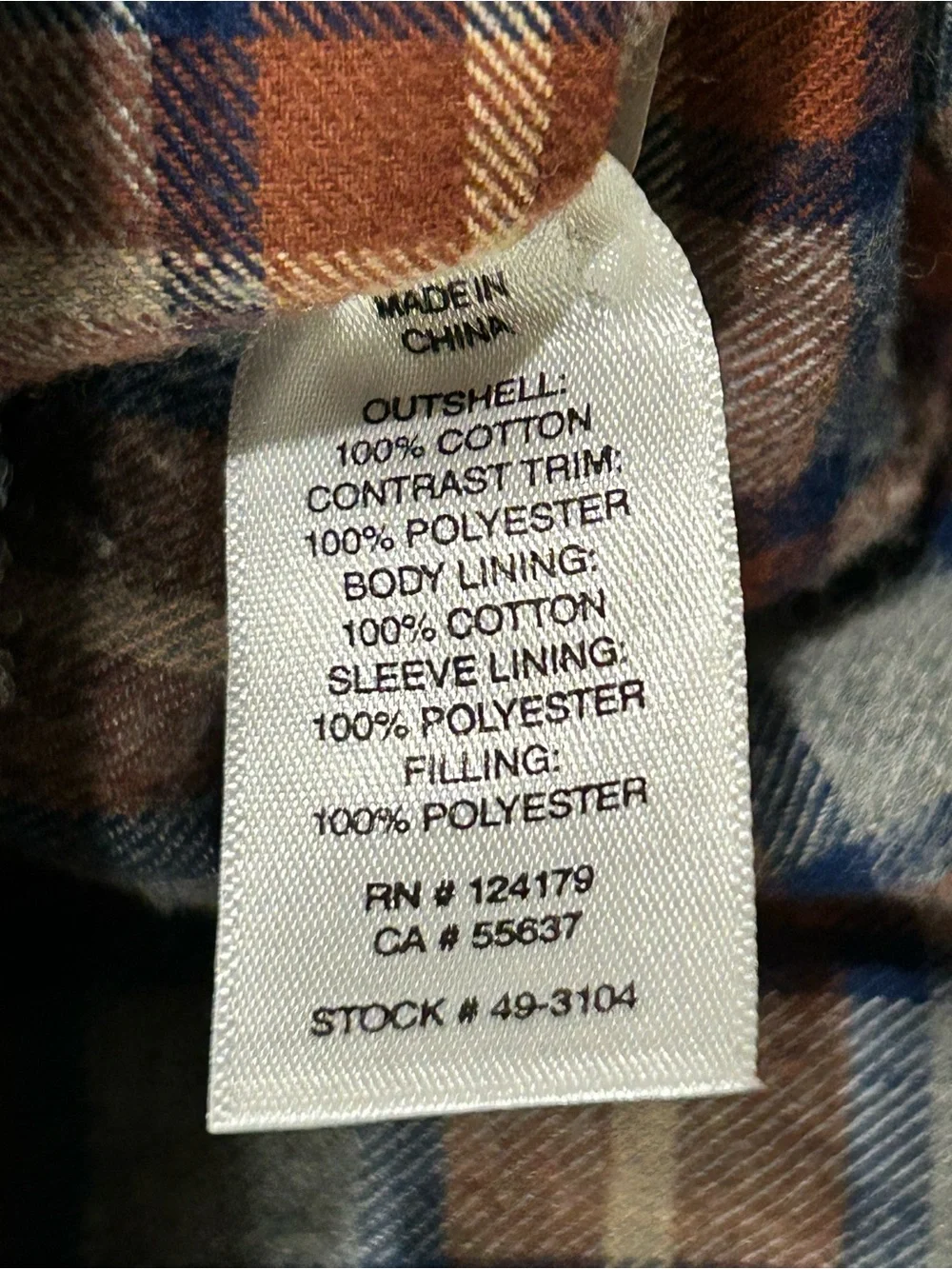 Johnston & Murphy Men's Olive Brown  Field Jacket Plaid Lining M Military Field